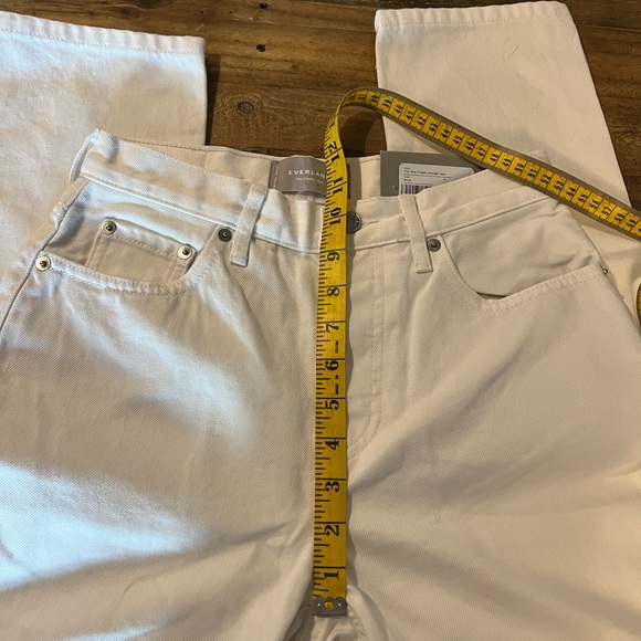 *NWT* Everlane The '90s Cheeky Straight Jean in Bone White 25 Regular - Picture 13 of 15